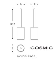 MEDIDAS ESCOBILLERO SUELO ARCHITECT S+ COSMIC